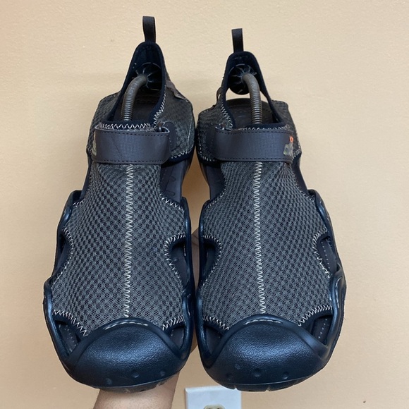 Crocs Swiftwater Mesh Waterproof Deck Sandals “Brown” Size 13 NEW - Picture 4 of 17